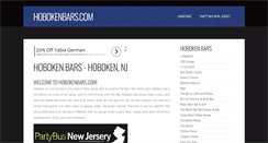 Desktop Screenshot of hoboken-bars.com