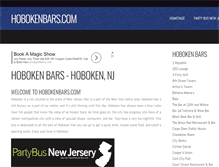 Tablet Screenshot of hoboken-bars.com
